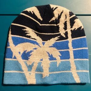 *SOLD* Multi-color, Palm Tree Beanie - sold outside of Poshmark